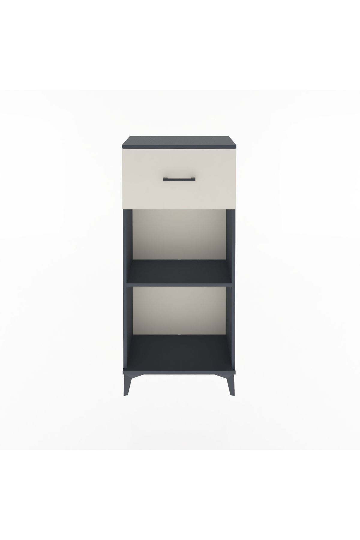 Arges Dolap Tek Raflı Tek Çekmeceli 60x30x134 - S17M004V4A