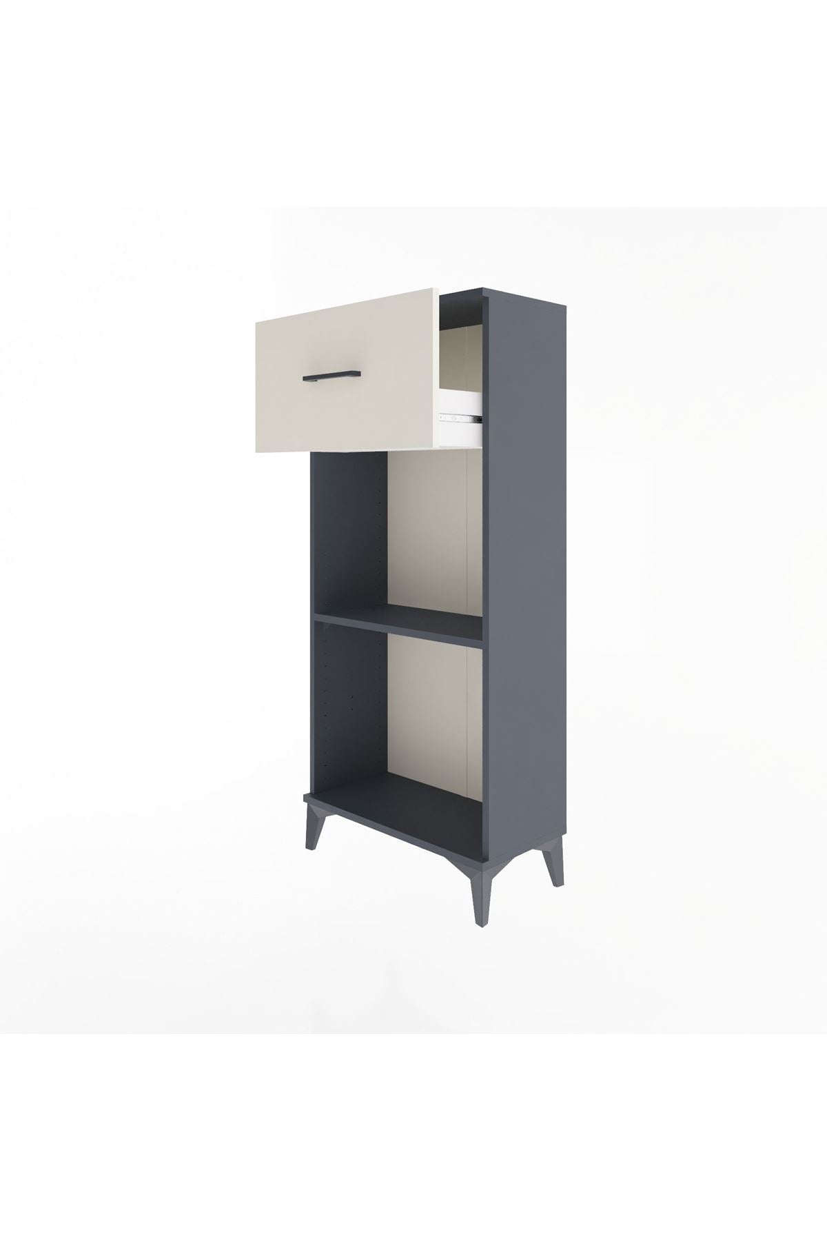 Arges Dolap Tek Raflı Tek Çekmeceli 60x30x134 - S17M004V4A