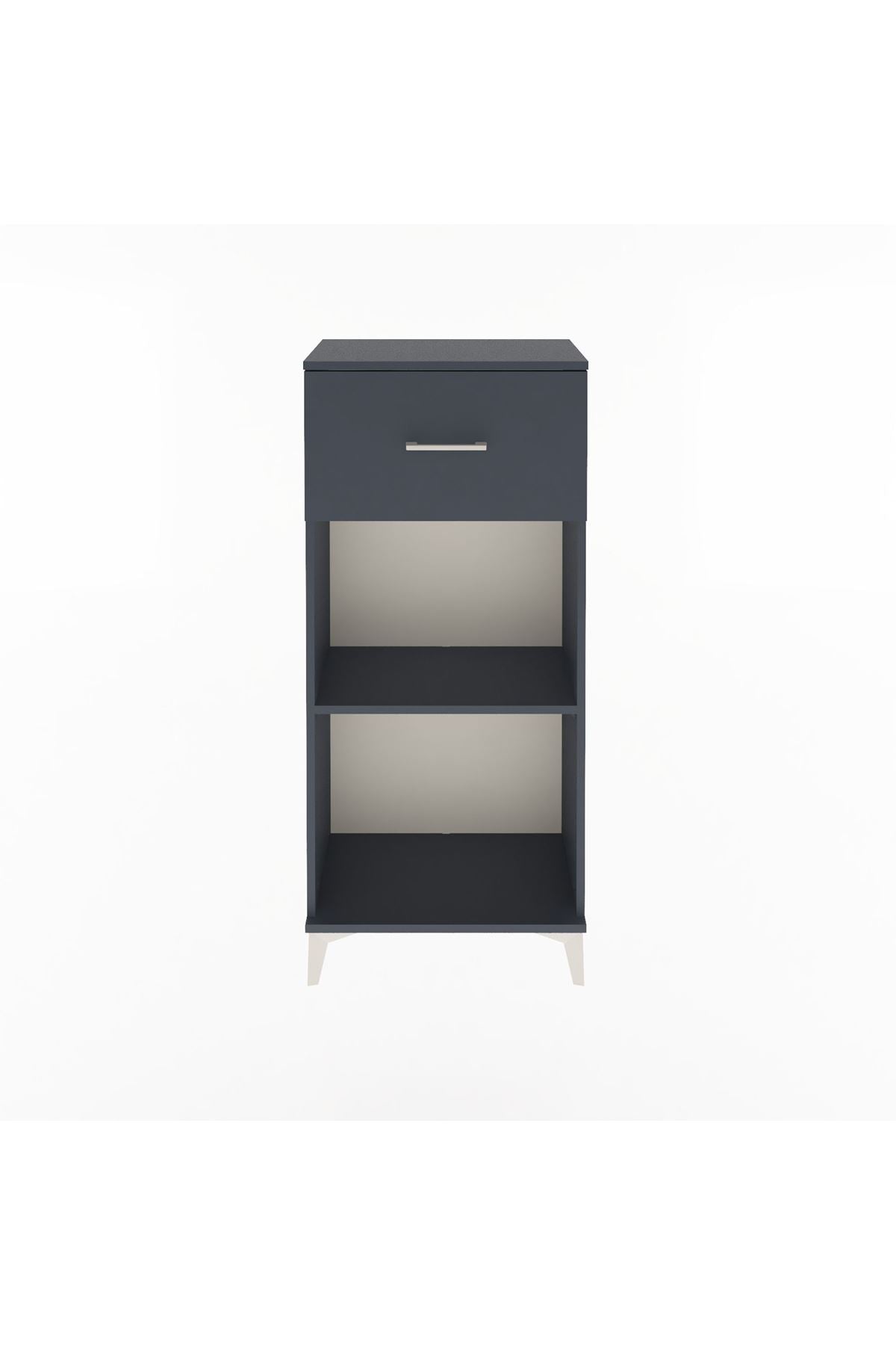 Arges Dolap Tek Raflı Tek Çekmeceli 60x30x134 - S17M004V5A
