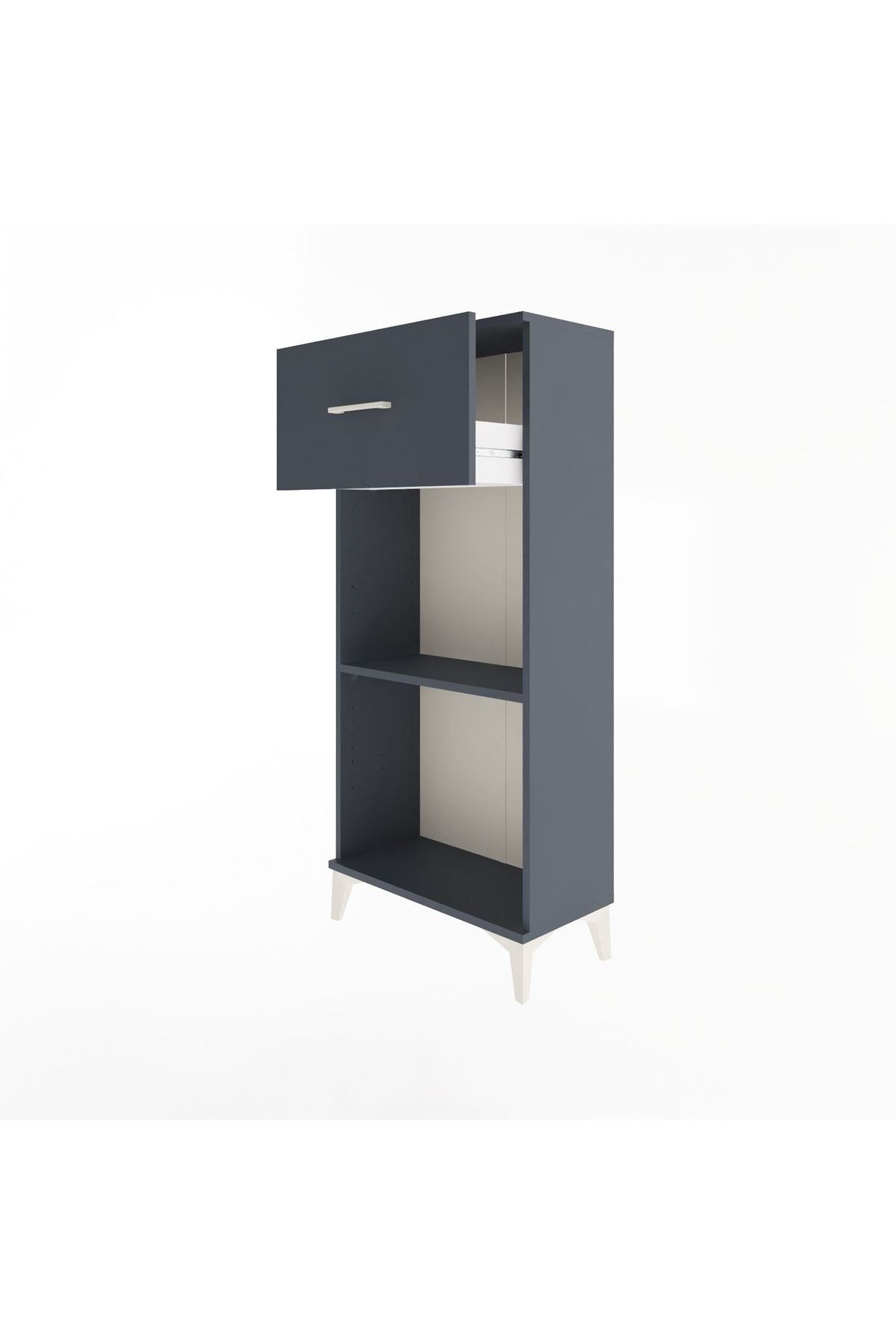 Arges Dolap Tek Raflı Tek Çekmeceli 60x30x134 - S17M004V5A