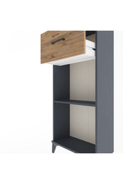 Arges Dolap Tek Raflı Tek Çekmeceli 60x30x134 - S17M004V6A