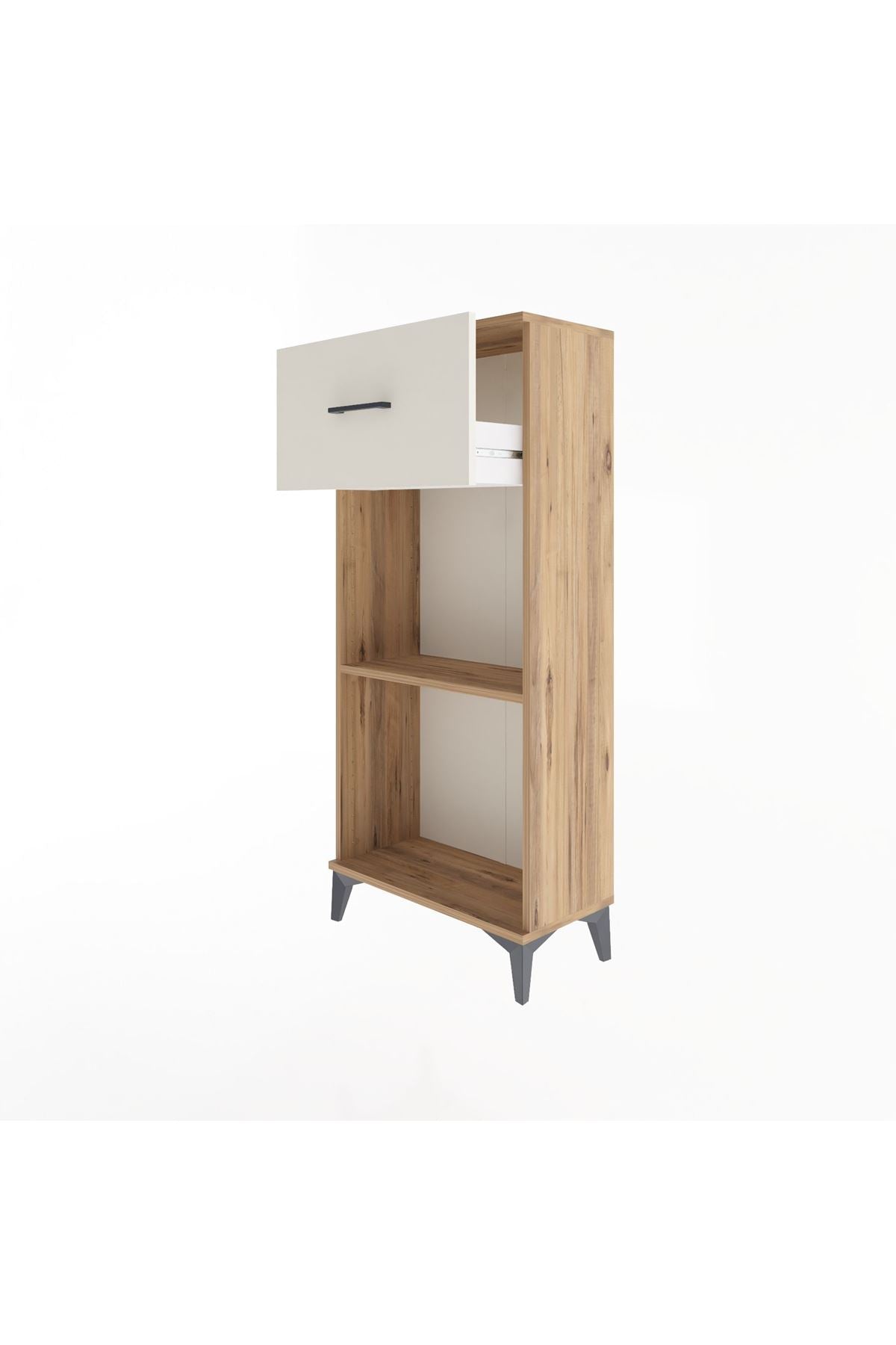 Arges Dolap Tek Raflı Tek Çekmeceli 60x30x134 - S17M004V7A