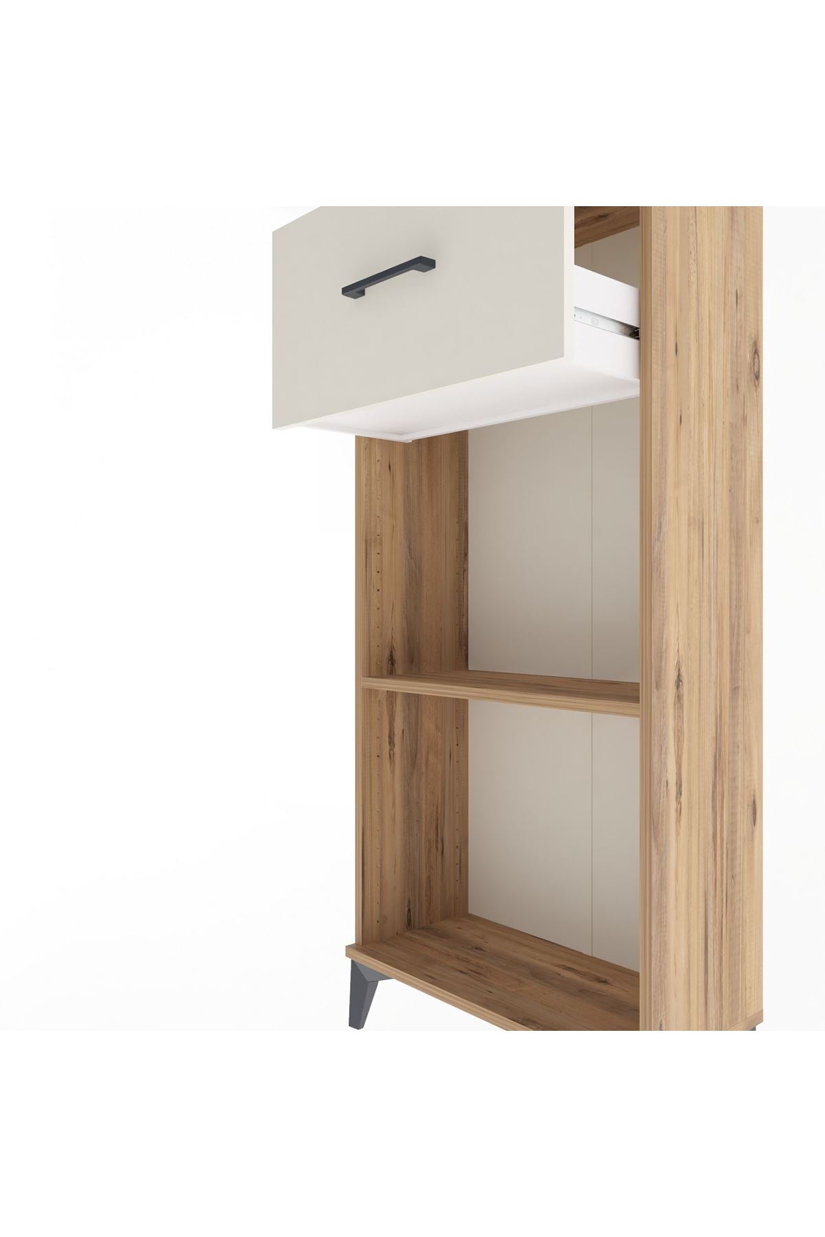 Arges Dolap Tek Raflı Tek Çekmeceli 60x30x134 - S17M004V7A