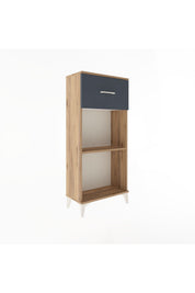Arges Dolap Tek Raflı Tek Çekmeceli 60x30x134 - S17M004V8A