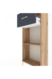 Arges Dolap Tek Raflı Tek Çekmeceli 60x30x134 - S17M004V8A