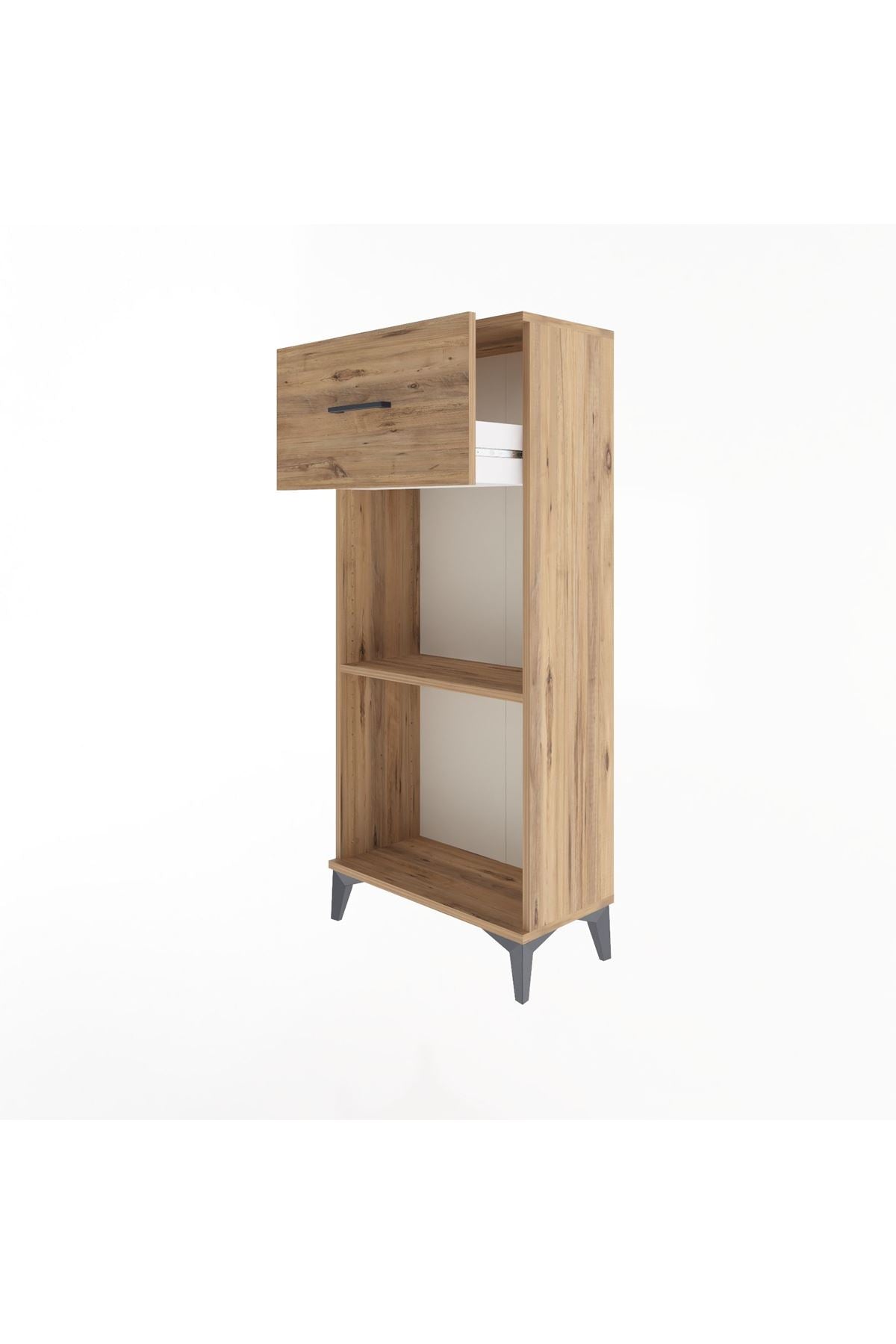 Arges Dolap Tek Raflı Tek Çekmeceli 60x30x134 - S17M004V9A