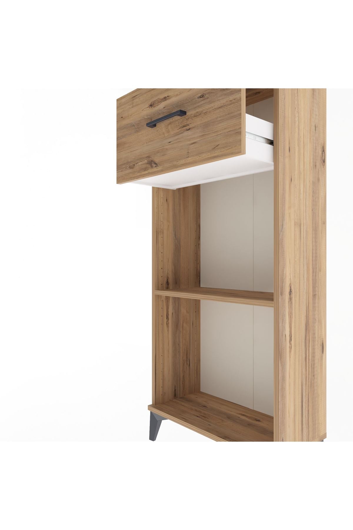Arges Dolap Tek Raflı Tek Çekmeceli 60x30x134 - S17M004V9A