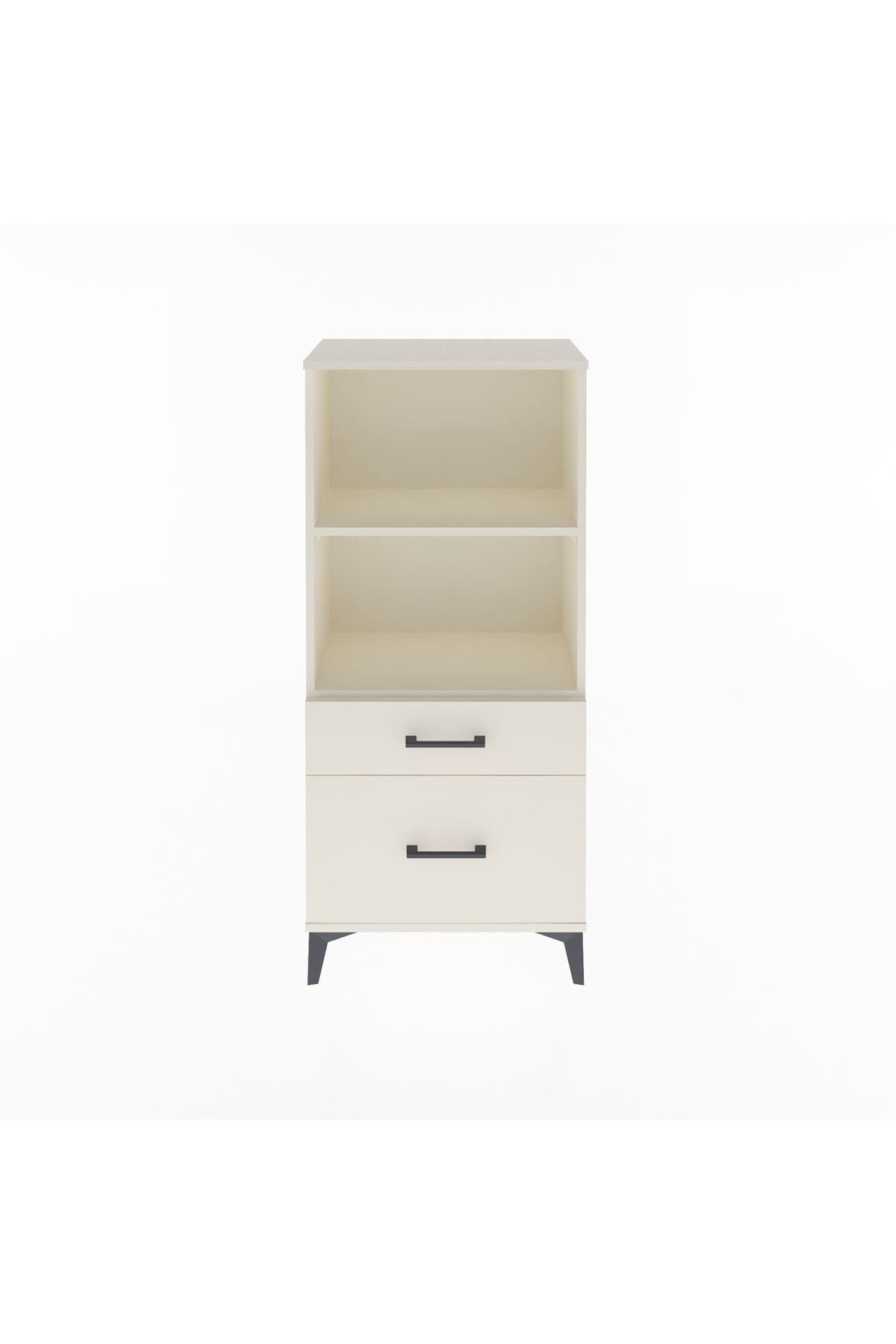 Arges Dolap 2 Raflı 2 Çekmeceli 60x30x134 - S17M005V1A