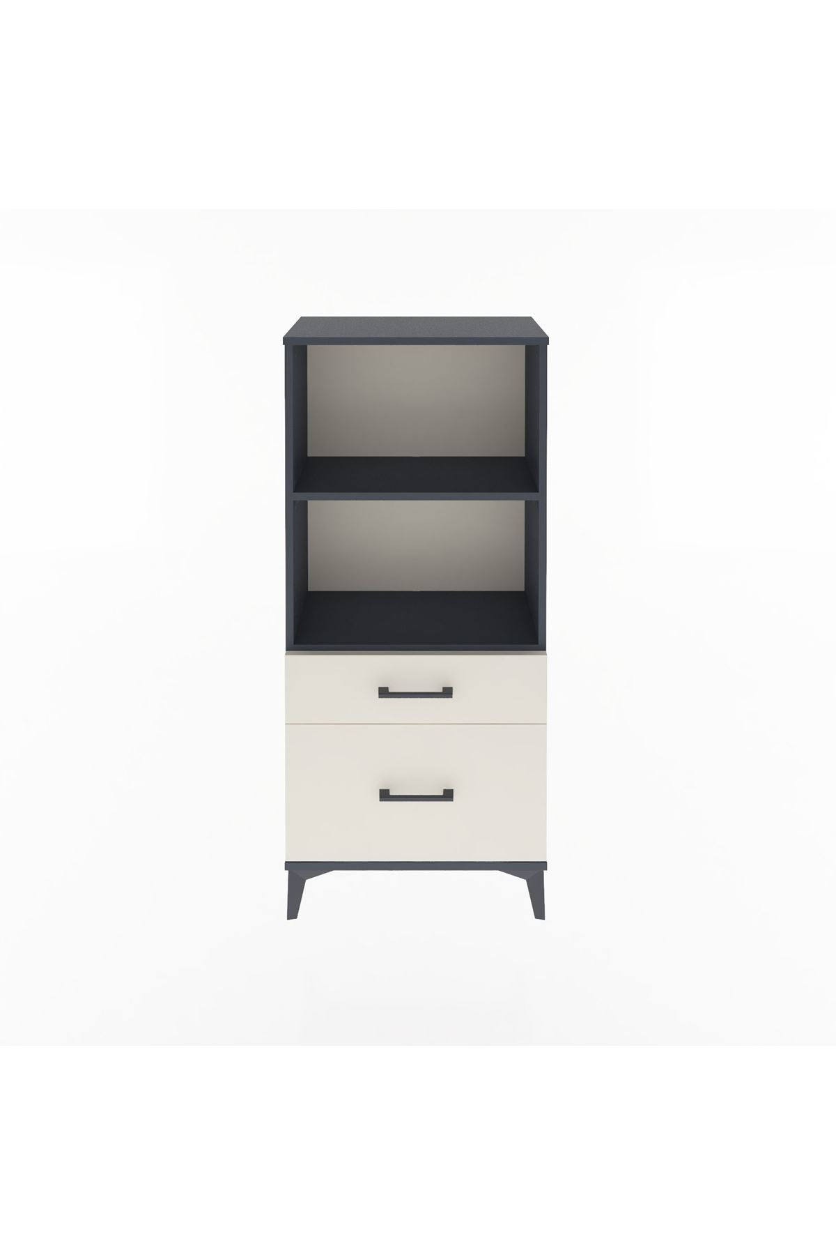 Arges Dolap 2 Raflı 2 Çekmeceli 60x30x134 - S17M005V4A