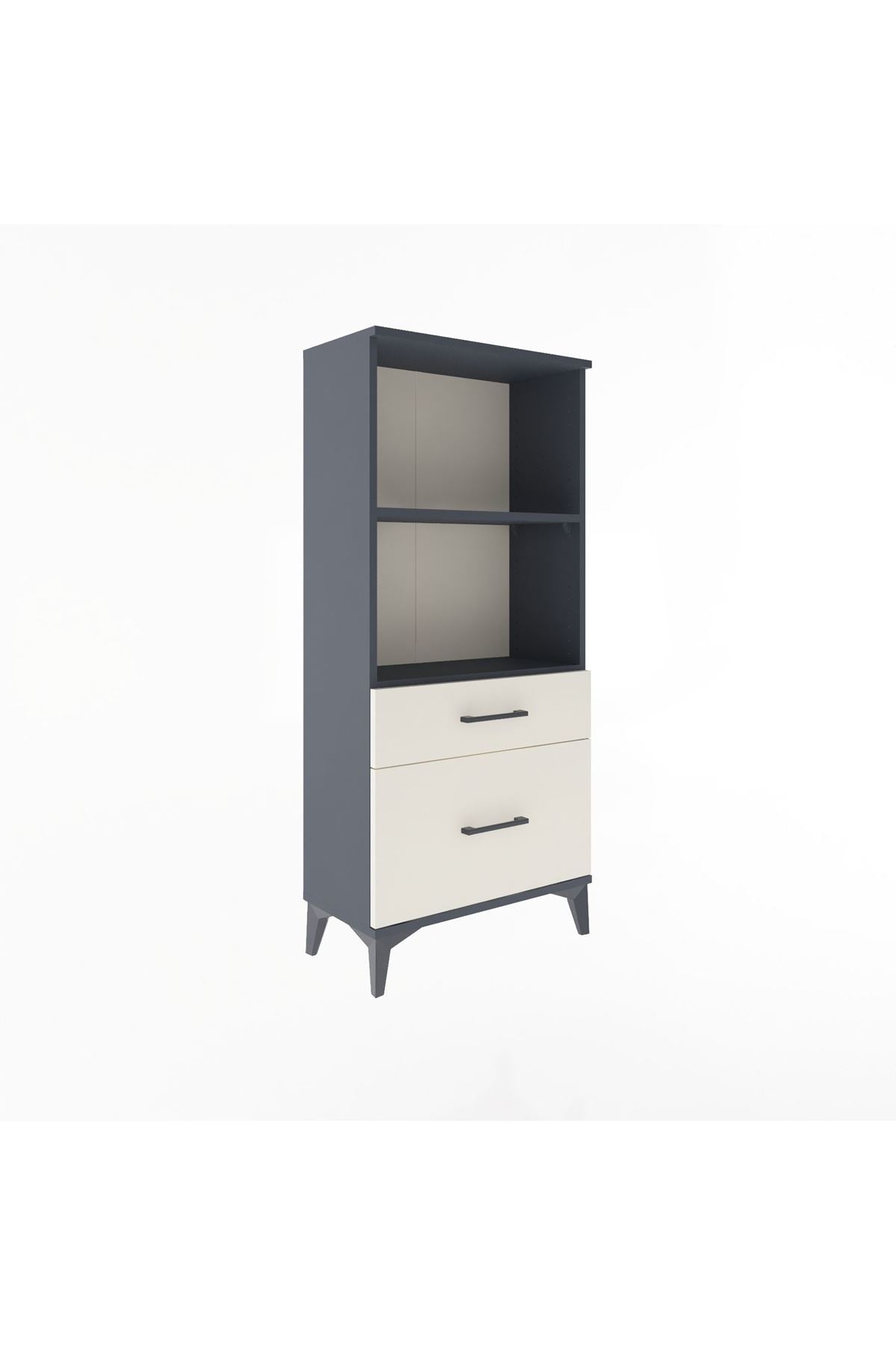 Arges Dolap 2 Raflı 2 Çekmeceli 60x30x134 - S17M005V4A