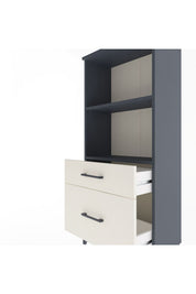 Arges Dolap 2 Raflı 2 Çekmeceli 60x30x134 - S17M005V4A