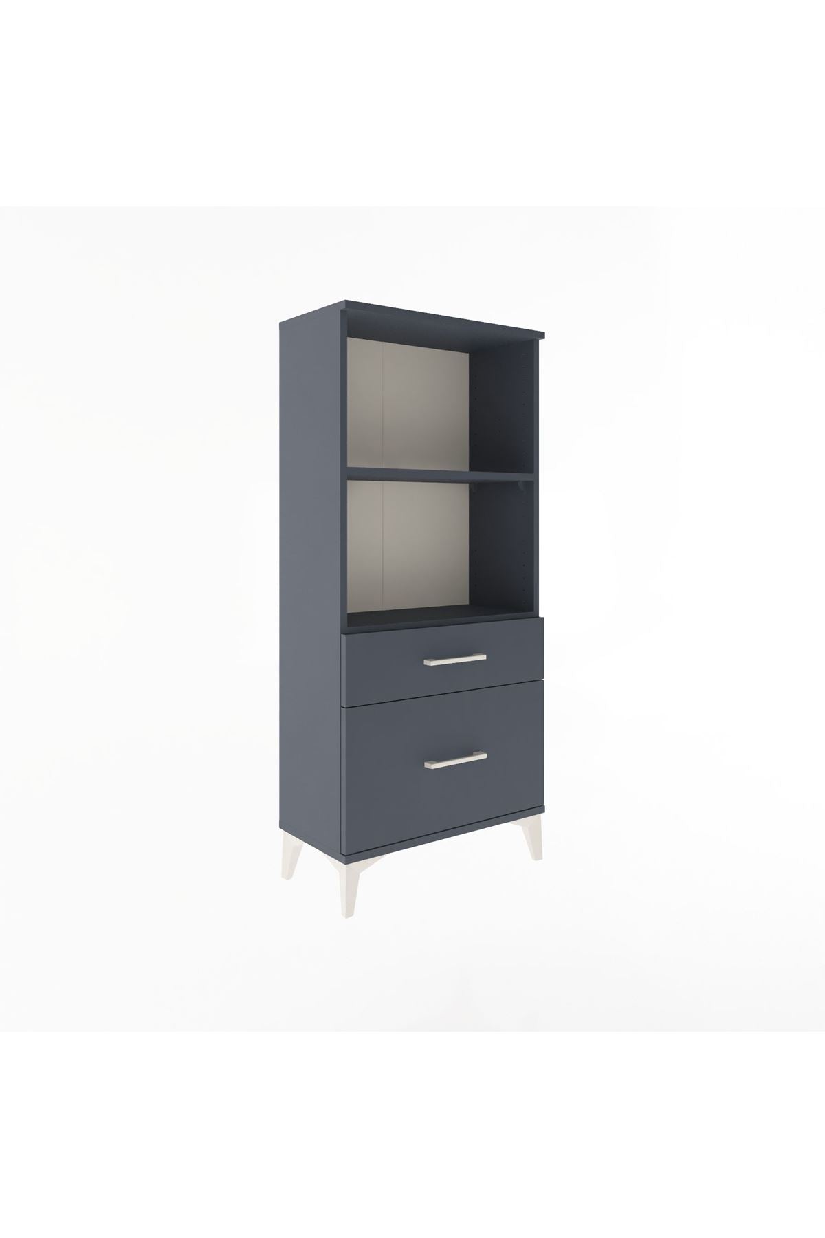 Arges Dolap 2 Raflı 2 Çekmeceli 60x30x134 - S17M005V5A
