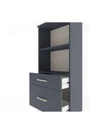 Arges Dolap 2 Raflı 2 Çekmeceli 60x30x134 - S17M005V5A