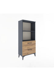 Arges Dolap 2 Raflı 2 Çekmeceli 60x30x134 - S17M005V6A