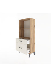 Arges Dolap 2 Raflı 2 Çekmeceli 60x30x134 - S17M005V7A