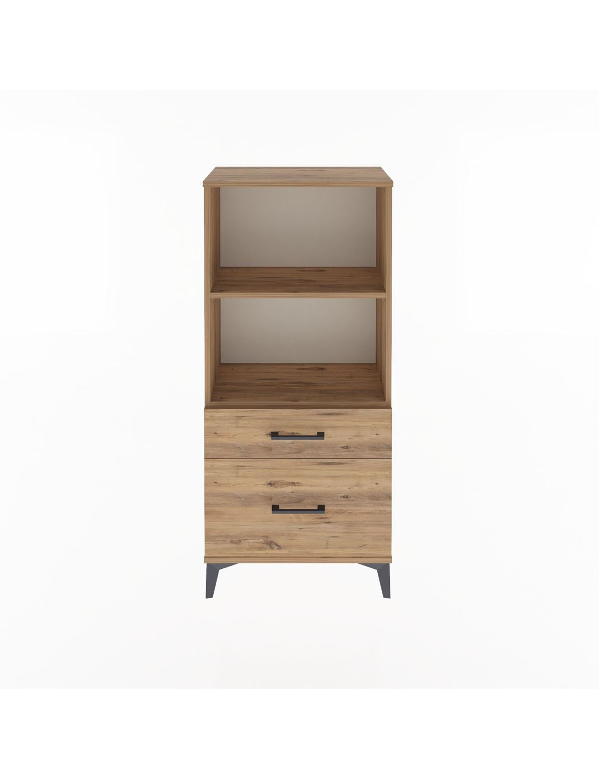Arges Dolap 2 Raflı 2 Çekmeceli 60x30x134 - S17M005V9A