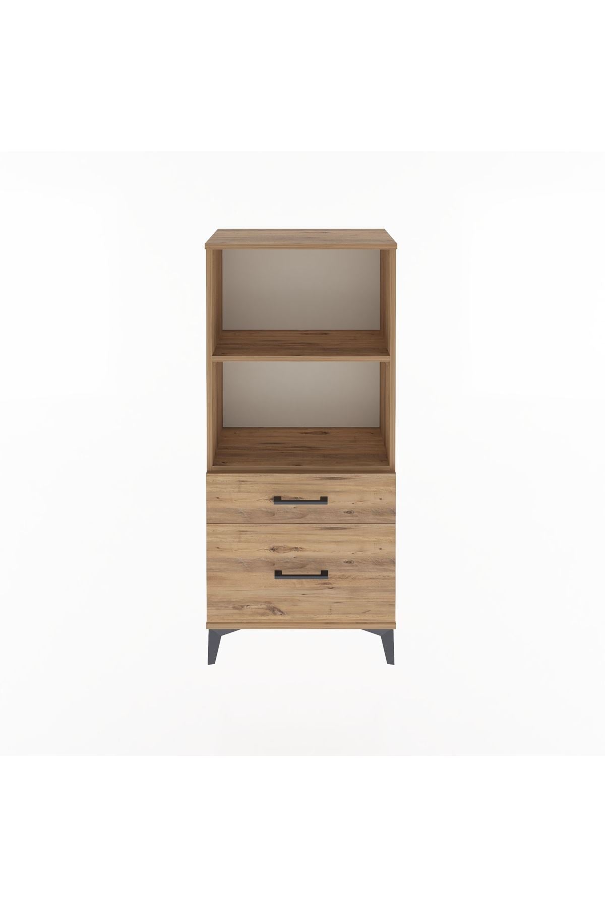 Arges Dolap 2 Raflı 2 Çekmeceli 60x30x134 - S17M005V9A