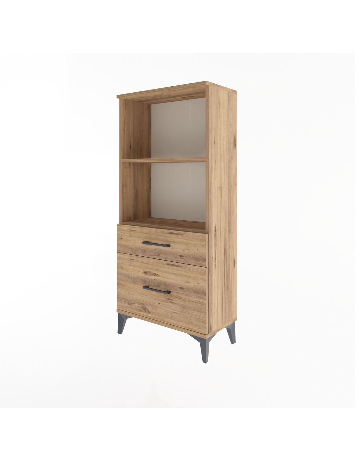 Arges Dolap 2 Raflı 2 Çekmeceli 60x30x134 - S17M005V9A