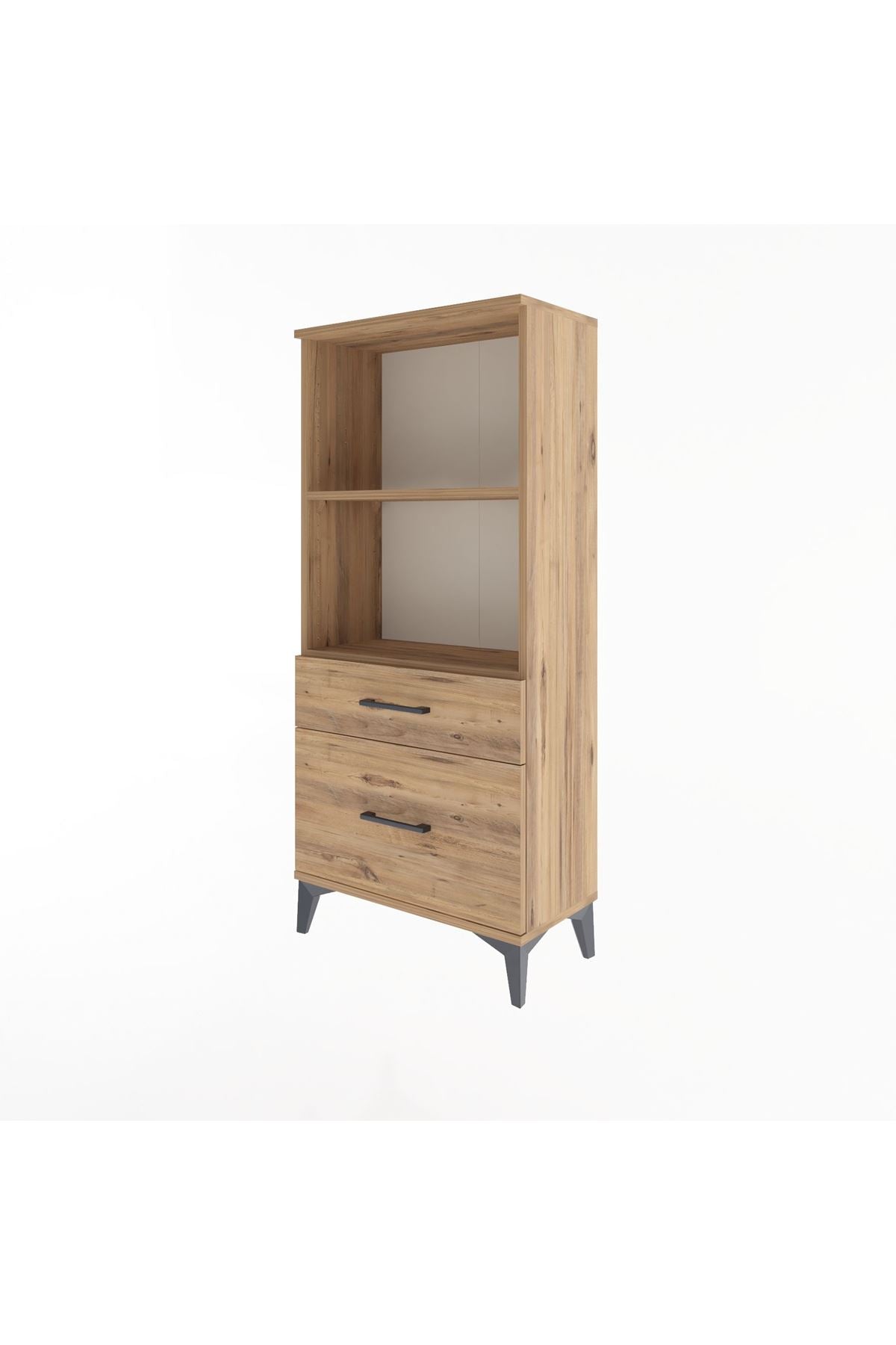 Arges Dolap 2 Raflı 2 Çekmeceli 60x30x134 - S17M005V9A