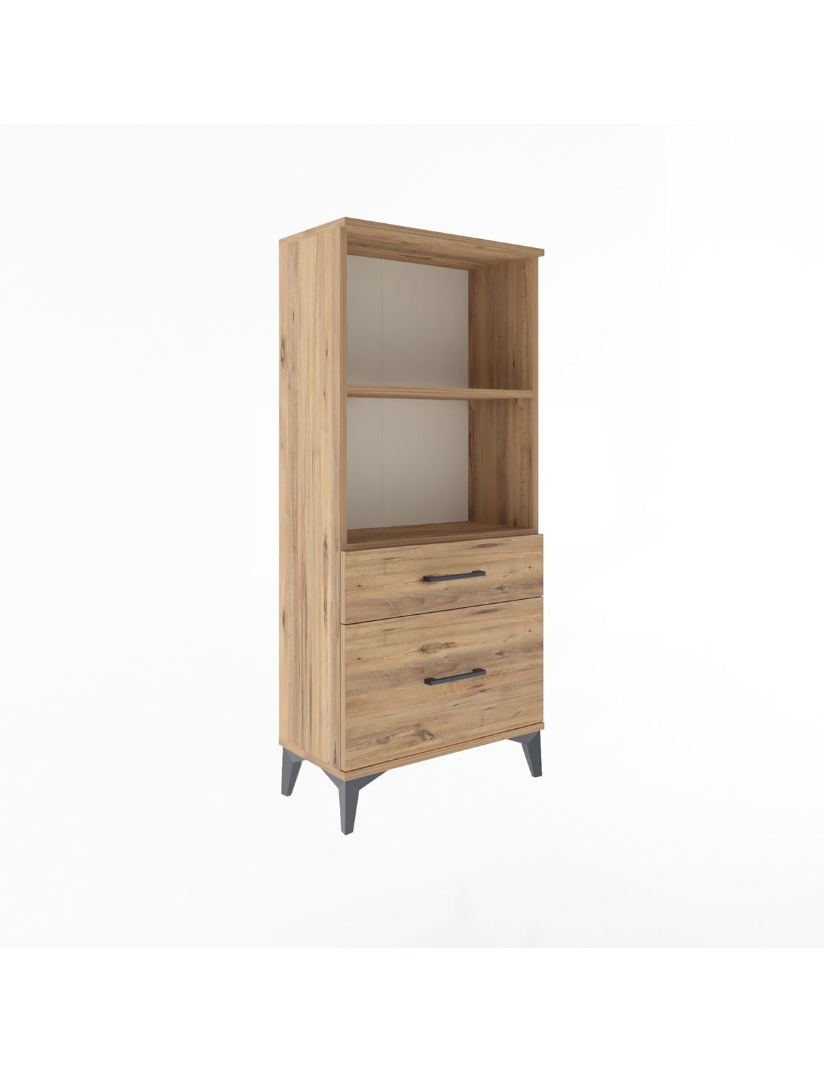 Arges Dolap 2 Raflı 2 Çekmeceli 60x30x134 - S17M005V9A