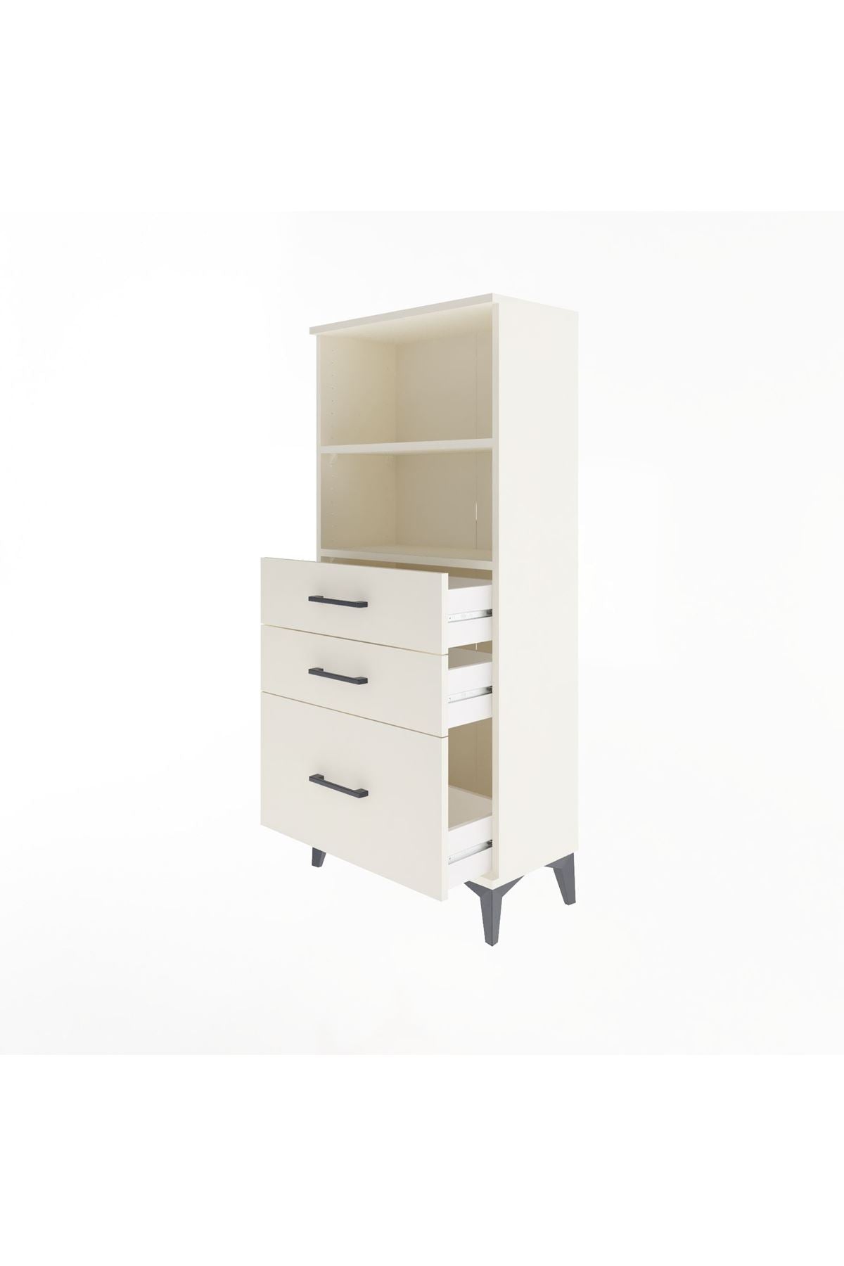 Arges Dolap 2 Raflı 3 Çekmeceli 60x30x134 - S17M006V1A