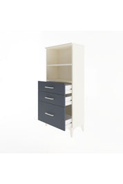 Arges Dolap 2 Raflı 3 Çekmeceli 60x30x134 - S17M006V2A