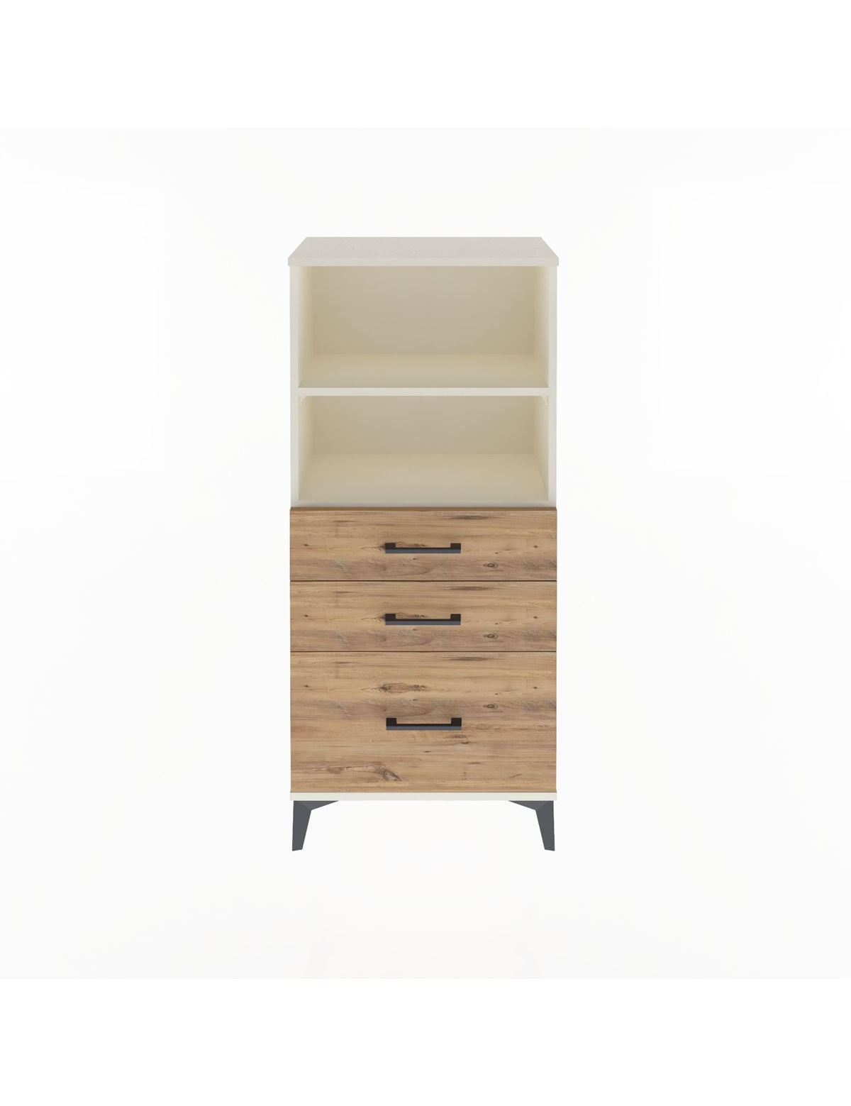 Arges Dolap 2 Raflı 3 Çekmeceli 60x30x134 - S17M006V3A