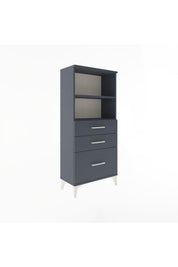 Arges Dolap 2 Raflı 3 Çekmeceli 60x30x134 - S17M006V5A