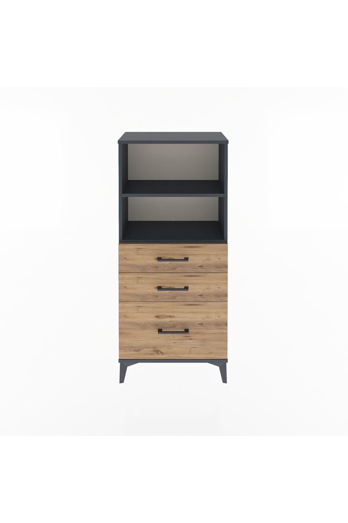 Arges Dolap 2 Raflı 3 Çekmeceli 60x30x134 - S17M006V6A