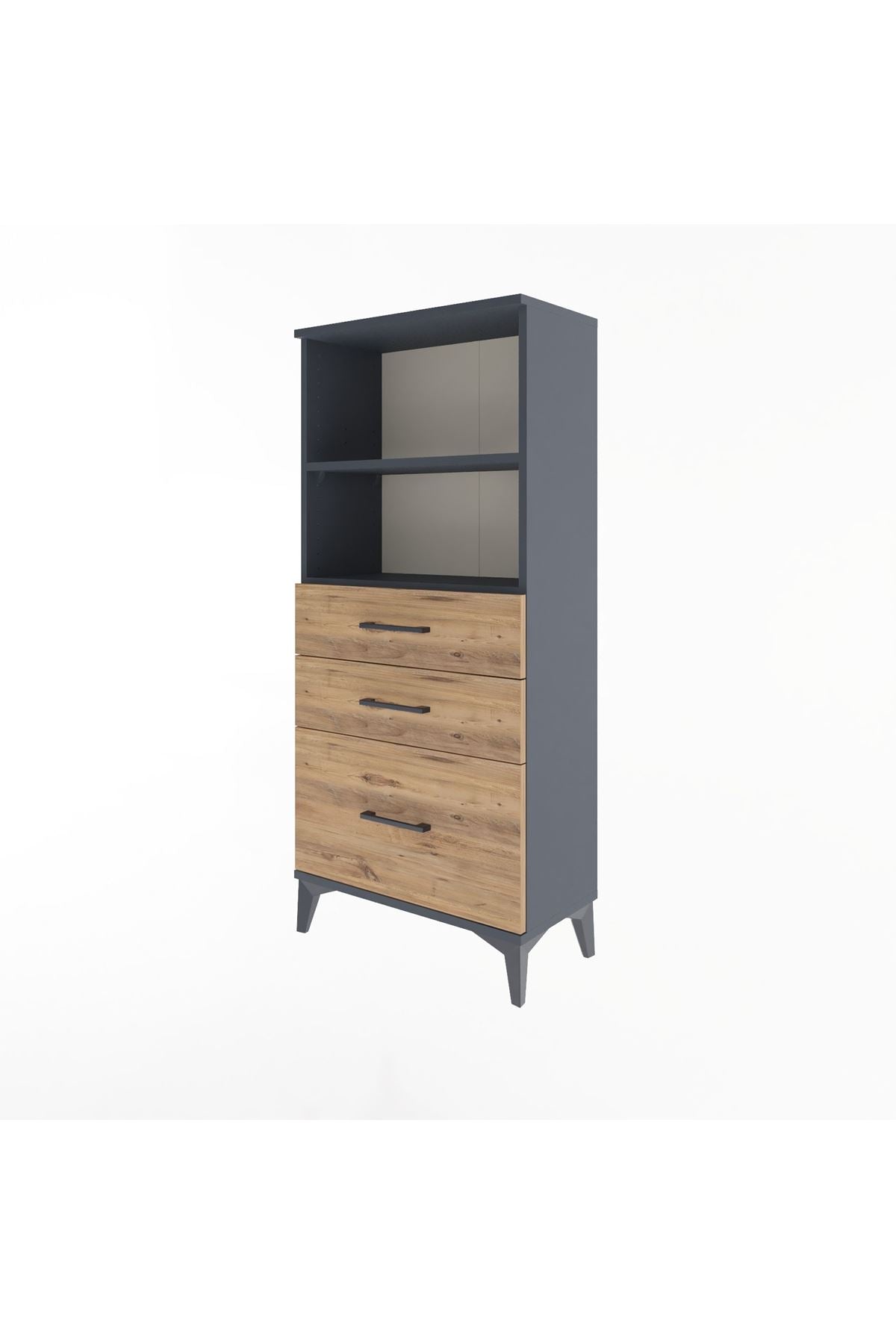 Arges Dolap 2 Raflı 3 Çekmeceli 60x30x134 - S17M006V6A