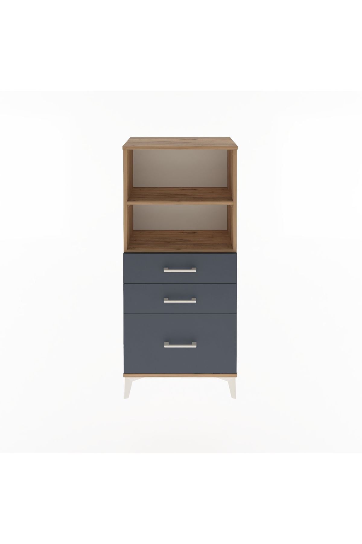 Arges Dolap 2 Raflı 3 Çekmeceli 60x30x134 - S17M006V8A