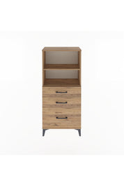 Arges Dolap 2 Raflı 3 Çekmeceli 60x30x134 - S17M006V9A