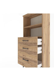 Arges Dolap 2 Raflı 3 Çekmeceli 60x30x134 - S17M006V9A