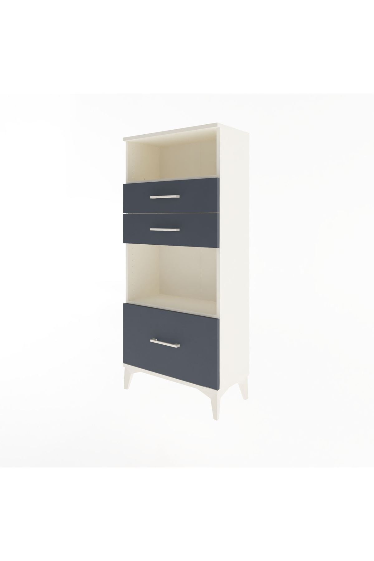 Arges Dolap 2 Raflı 3 Çekmeceli 60x30x134 - S17M007V2A