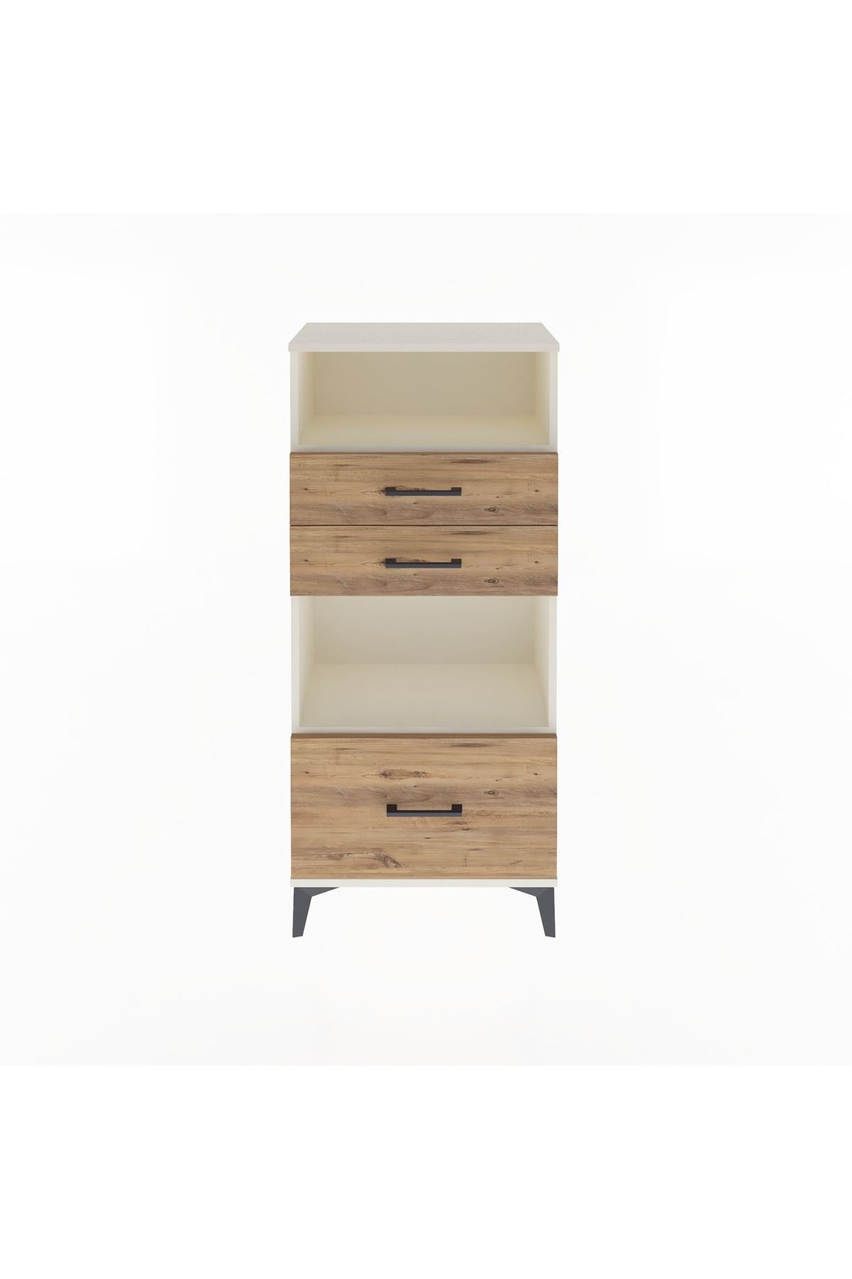 Arges Dolap 2 Raflı 3 Çekmeceli 60x30x134 - S17M007V3A