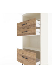 Arges Dolap 2 Raflı 3 Çekmeceli 60x30x134 - S17M007V3A