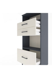 Arges Dolap 2 Raflı 3 Çekmeceli 60x30x134 - S17M007V4A