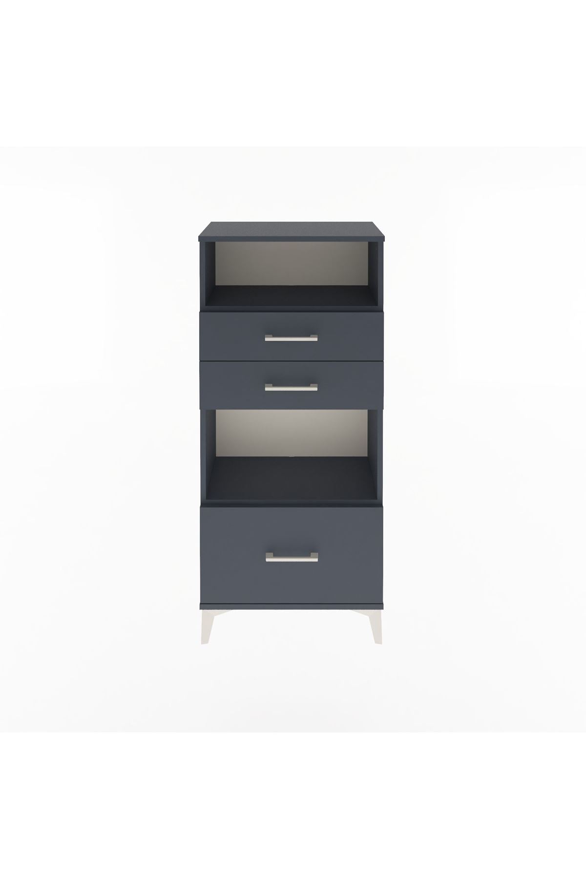 Arges Dolap 2 Raflı 3 Çekmeceli 60x30x134 - S17M007V5A