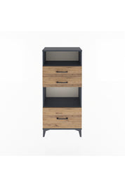 Arges Dolap 2 Raflı 3 Çekmeceli 60x30x134 - S17M007V6A