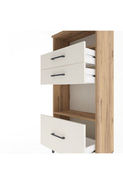 Arges Dolap 2 Raflı 3 Çekmeceli 60x30x134 - S17M007V7A