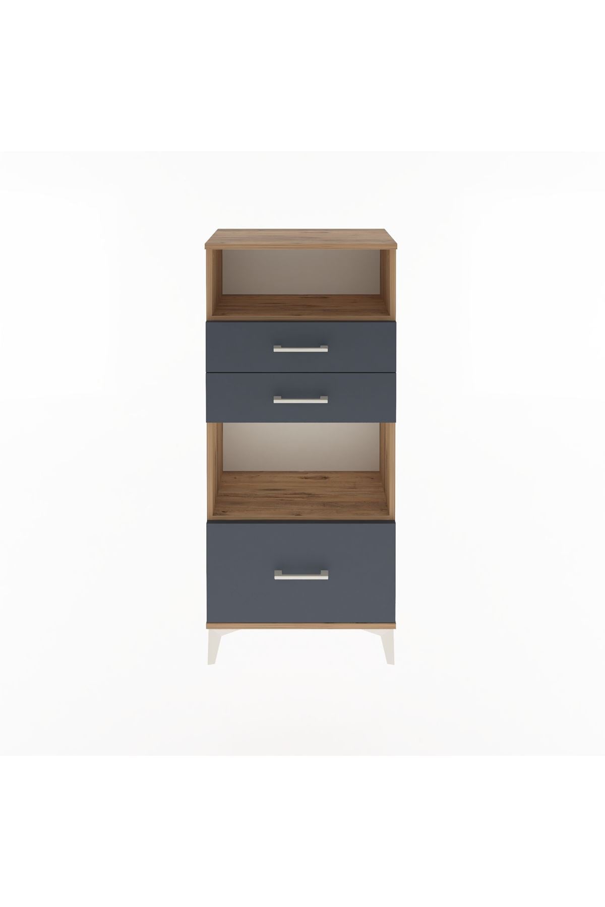 Arges Dolap 2 Raflı 3 Çekmeceli 60x30x134 - S17M007V8A