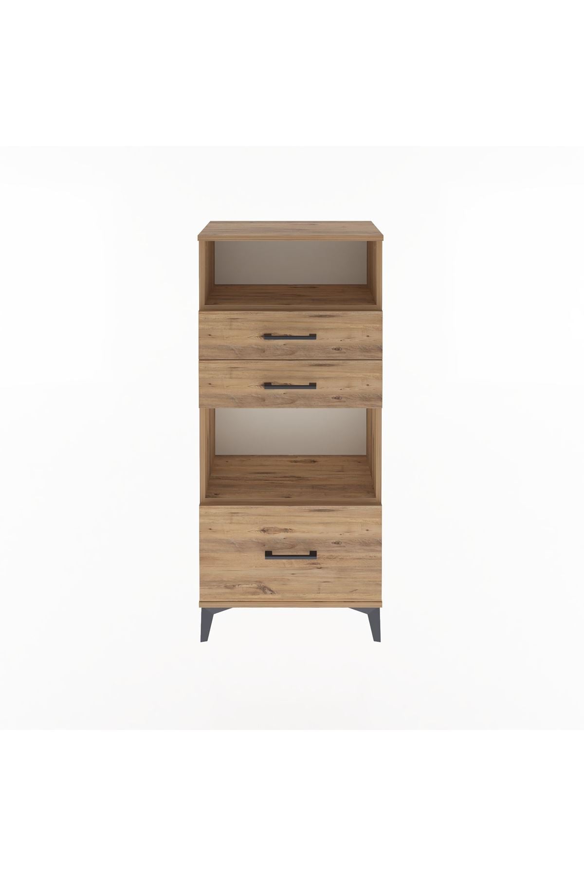 Arges Dolap 2 Raflı 3 Çekmeceli 60x30x134 - S17M007V9A