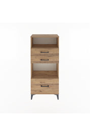 Arges Dolap 2 Raflı 3 Çekmeceli 60x30x134 - S17M007V9A