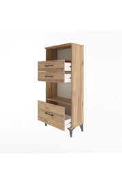 Arges Dolap 2 Raflı 3 Çekmeceli 60x30x134 - S17M007V9A