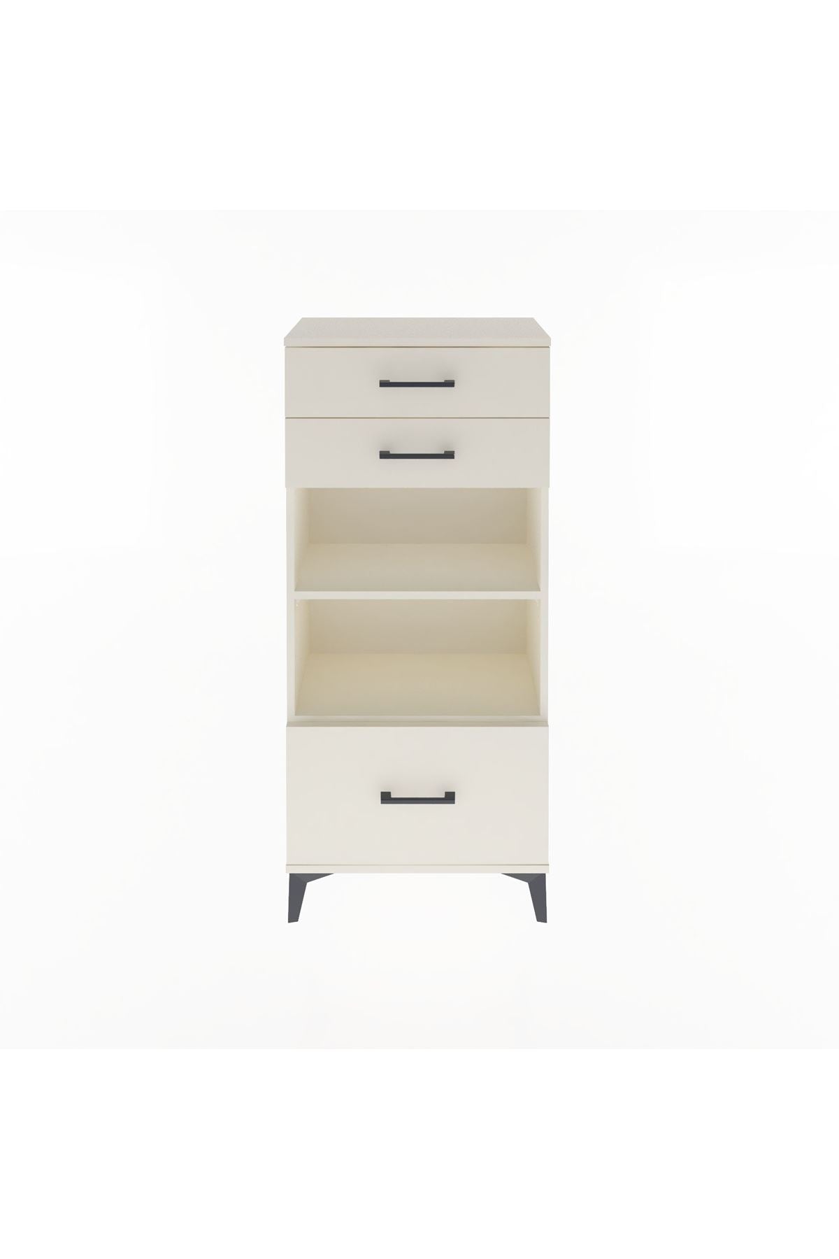 Arges Dolap 2 Raflı 3 Çekmeceli 60x30x134 - S17M008V1A