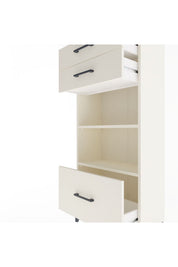 Arges Dolap 2 Raflı 3 Çekmeceli 60x30x134 - S17M008V1A