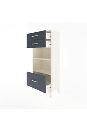 Arges Dolap 2 Raflı 3 Çekmeceli 60x30x134 - S17M008V2A