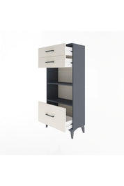 Arges Dolap 2 Raflı 3 Çekmeceli 60x30x134 - S17M008V4A