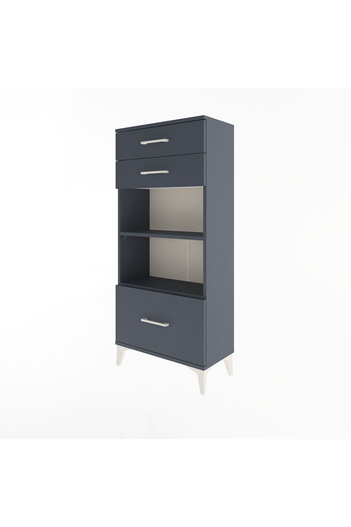 Arges Dolap 2 Raflı 3 Çekmeceli 60x30x134 - S17M008V5A