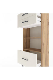 Arges Dolap 2 Raflı 3 Çekmeceli 60x30x134 - S17M008V7A